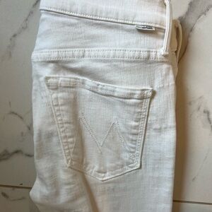 MOTHER White Jeans, size 27
